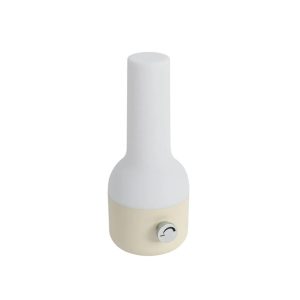 Campinglamp oplaadbaar Qazqa Haard beige